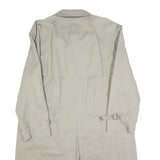 LORD Mens Beige Cotton Classic Long Sleeve Button Cotton Jacket L