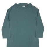 WHITE STUFF Womens Blue Day Cotton Blend Shift Dress UK 14 Casual Comfortable