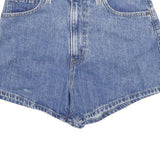 LEVI'S Womens Denim Blue Shorts M W28 Classic High Waist Casual