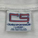 Crable College T-Shirt - Large White Cotton