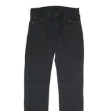 LEVI'S 511 Slim Mens Jeans Black Slim Skinny Denim W30 L32 Classic Zip Fastening