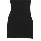 OPENING CEREMONY Womens Black Bodycon Polyester Blend Mini Dress S Cutout