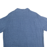 BATIK BAY Mens Blue Rayon Shirt 2XL Casual Summer Button Shirt