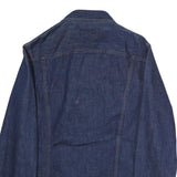 GWG Mens Blue Denim Cotton Button Jacket M Regular Fit Casual Classic