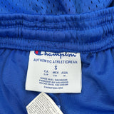 Champion Sport Shorts - Small Blue Polyester