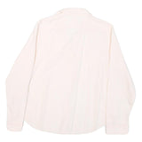 LAUREN RALPH LAUREN Womens Cream Plain Shirt L Button Down Collar Lightweight