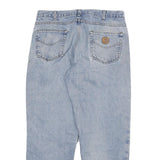 CARHARTT Mens Jeans Blue Relaxed Straight Denim Medium W34 L29 Casual Durable