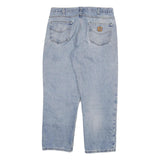 CARHARTT Mens Jeans Blue Relaxed Straight Denim Medium W34 L29 Casual Durable