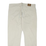 LEE COOPER Mens Cotton Blend Beige Regular Fit Straight Leg Trousers W40 L31