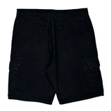 Wrangler Cargo Shorts - 36W 9L Black Cotton