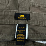 Oxgear Carpenter Pants - 32W 30L Brown Cotton
