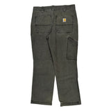 Carhartt Carpenter Trousers - 32W 30L Grey Cotton