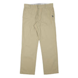 NAPAPIJRI Mens Regular Fit Beige Cotton Blend Trousers W33 L30 Classic Zip