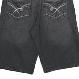 BROOKLYN XPRESS Mens Shorts Black Denim L W36 Casual Cotton Relaxed Fit