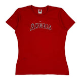 Angels Nike T-Shirt - Large Red Cotton