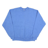 PRO SPIRIT Mens Blue Cotton Blend Crew Neck XL Sweatshirt Casual Pullover