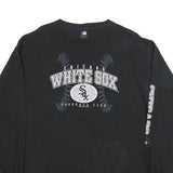 MLB Mens Black Chicago White Sox Long Sleeve Crew Neck T-Shirt 2XL Baseball
