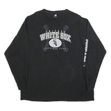MLB Mens Black Chicago White Sox Long Sleeve Crew Neck T-Shirt 2XL Baseball
