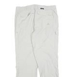 SCHOFFEL Womens Polyester Blend White Regular Straight Trousers W36 L32 Outdoor