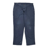 Carhartt Carpenter Trousers - 38W 30L Blue Cotton