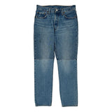 501 Levis Double Knee Jeans - 30W 30L Blue Denim