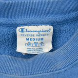 Reverse Weave Champion Sweatshirt - Medium Blue Cotton
