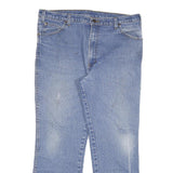 DICKIES Mens Jeans Blue Regular Straight Denim Medium W38 L30 Workwear Zip