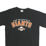 CSA Mens Black San Francisco Giants Graphic T-Shirt M Short Sleeve Crew Neck
