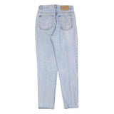 CALVIN KLEIN Womens Jeans Light Blue Regular Straight Denim Stone Wash W28 L30