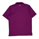 Oakley Polo Shirt - Large Purple Polyester