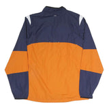 ASICS Mens Navy & Orange Zip Jacket XL Polyester Blend Colourblock Sportswear