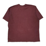 Carhartt T-Shirt - 2XL Burgundy Cotton