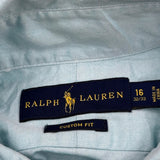 Ralph Lauren Shirt - Large Blue Cotton
