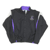 AUGUSTA Mens Black & Purple Lady Diamondbacks Sports Track Jacket L Polyester