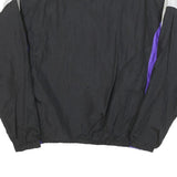 AUGUSTA Mens Black & Purple Lady Diamondbacks Sports Track Jacket L Polyester