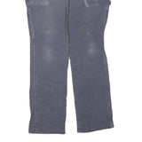 CARHARTT Womens Cotton Blend Grey Loose Straight Trousers W38 L29 Workwear