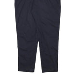 BILLBLASS Womens Slim Navy Blue Cotton Blend Zip Trousers W34 L27 Casual