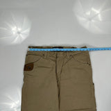 Wrangler Carpenter Trousers - 36W 30L Khaki Cotton