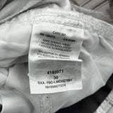 Lee Checked Shorts - 28W 9L Gray Cotton