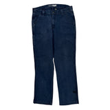 Carhartt Carpenter Trousers - 34W 32L Blue Cotton