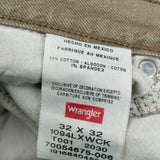 Wrangler Carpenter Trousers - 32W 32L Khaki Cotton