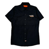Associated Electric Dickies Short Sleeve Shirt - Medium Black Polyester Blend