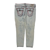 True Religion Contrast Stitch Jeans - 39W 32L Light Wash Cotton