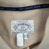 Armani Jeans Polo Shirt - Large Beige Cotton