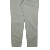 DOCKERS Womens Cotton Blend Slim Beige Trousers W30 L28 Classic Zip Pocketed
