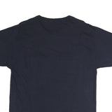 CHAMPION Mens Black Classic Logo T-Shirt L Short Sleeve Crew Neck Cotton