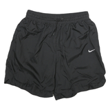 NIKE Mens Black Sports Casual Polyester Blend Shorts L W28 Lightweight