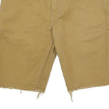 LEVI'S Mens Shorts Beige Casual Cut-Off L W33 Cotton Blend