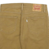 LEVI'S Mens Shorts Beige Casual Cut-Off L W33 Cotton Blend