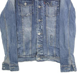 LEVI'S Mens Blue Denim Button Jacket M Cotton Classic Casual Outerwear